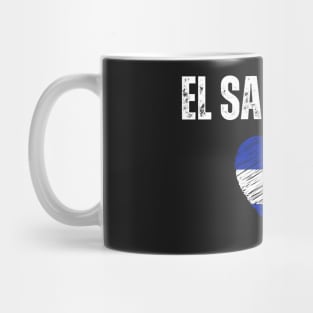 El Salvador flag, salvadoran flag Mug